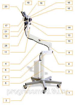 Кольпоскоп ЭКС-1 (поворотное колено,       5-ти колесное основание)      ,       Белоруссия